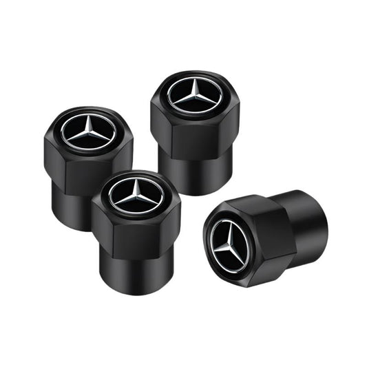 Mercedes Dust Caps Black