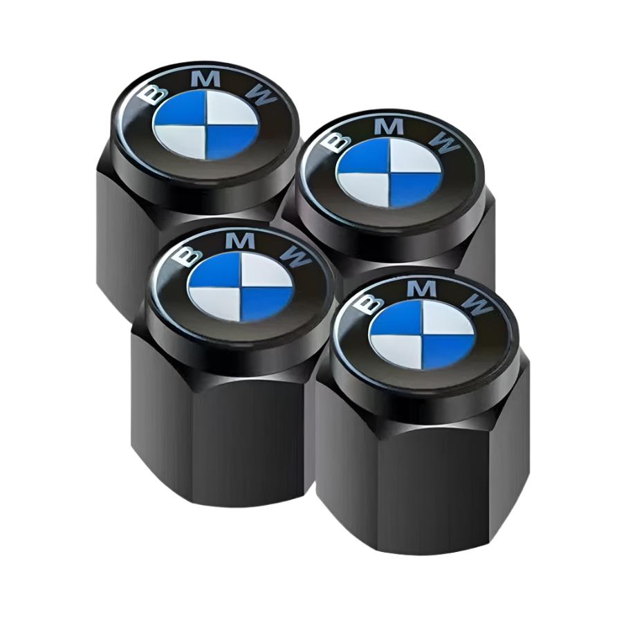 BMW Dust Caps Size Universal Fitment - Black/Silver